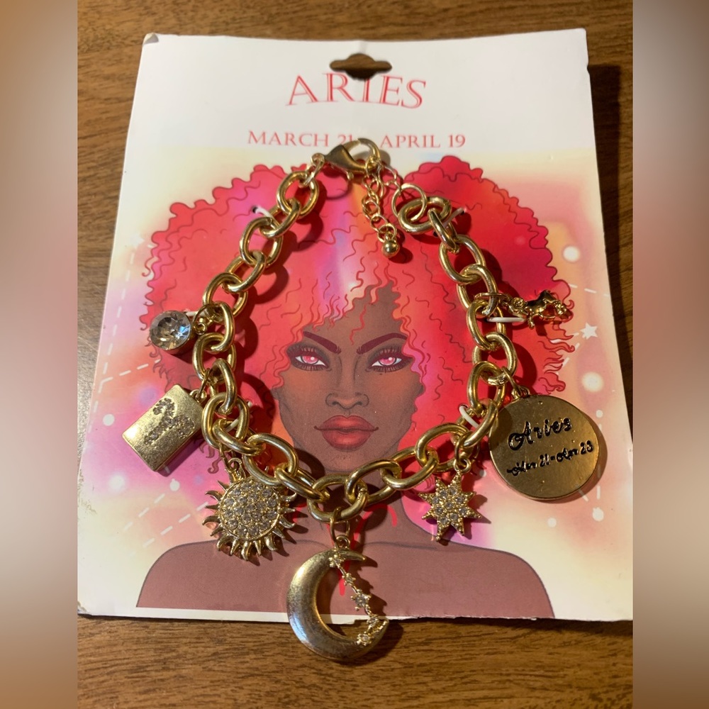 Aries charm bracelet